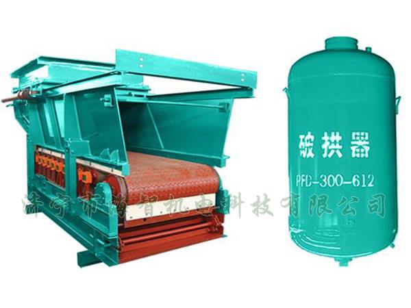 防止在給料機(jī)距離倉口較高的時(shí)候，連接段內(nèi)的物料壓實(shí)粘結(jié)成拱或粘壁